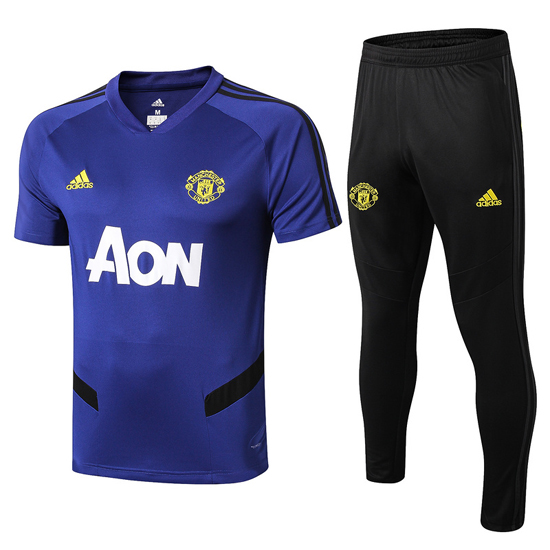 Tuta da Track Manchester United Manica Corta 2019/2020 Blu - Clicca l'immagine per chiudere